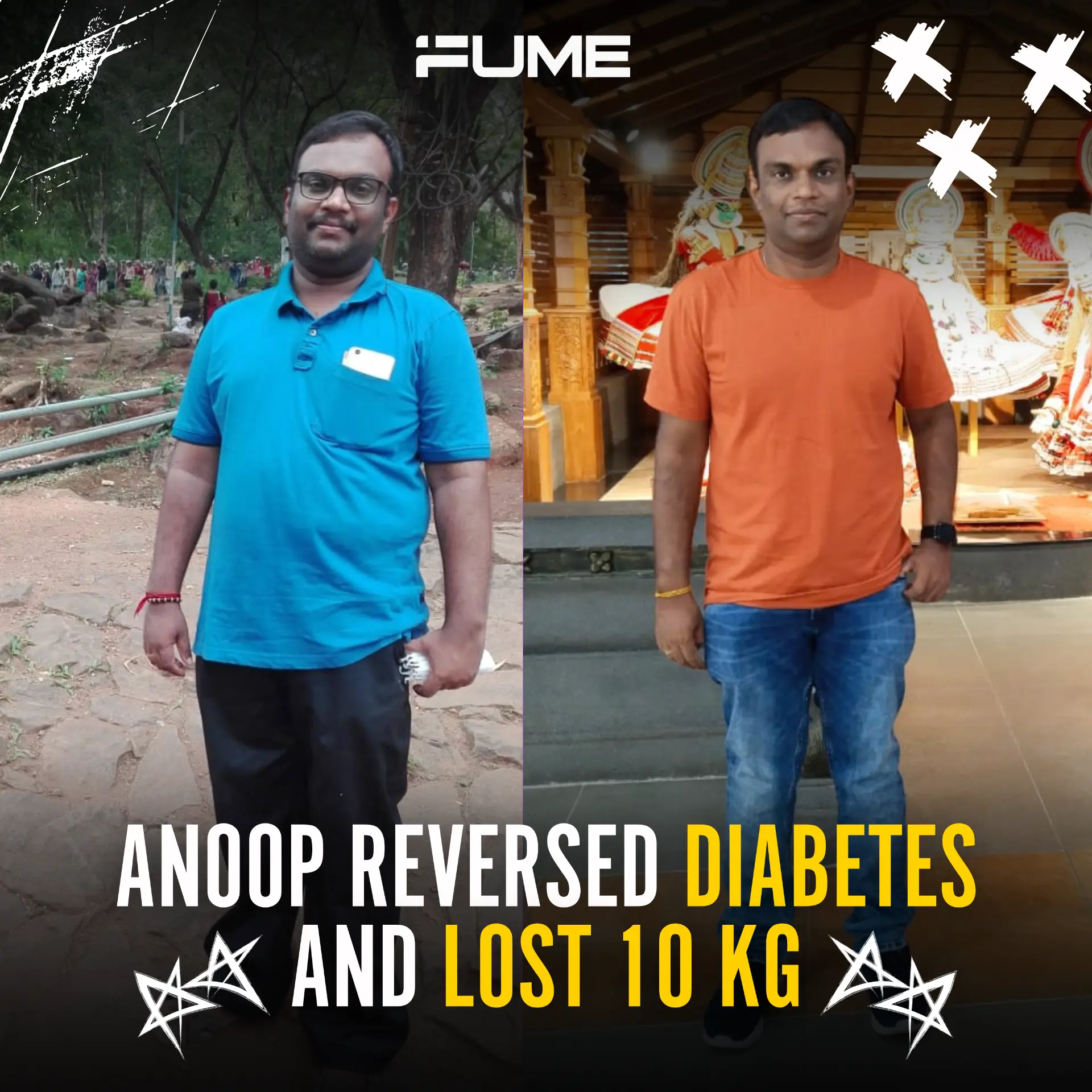 Anoop — Reversed diabetes & lost 10 kg